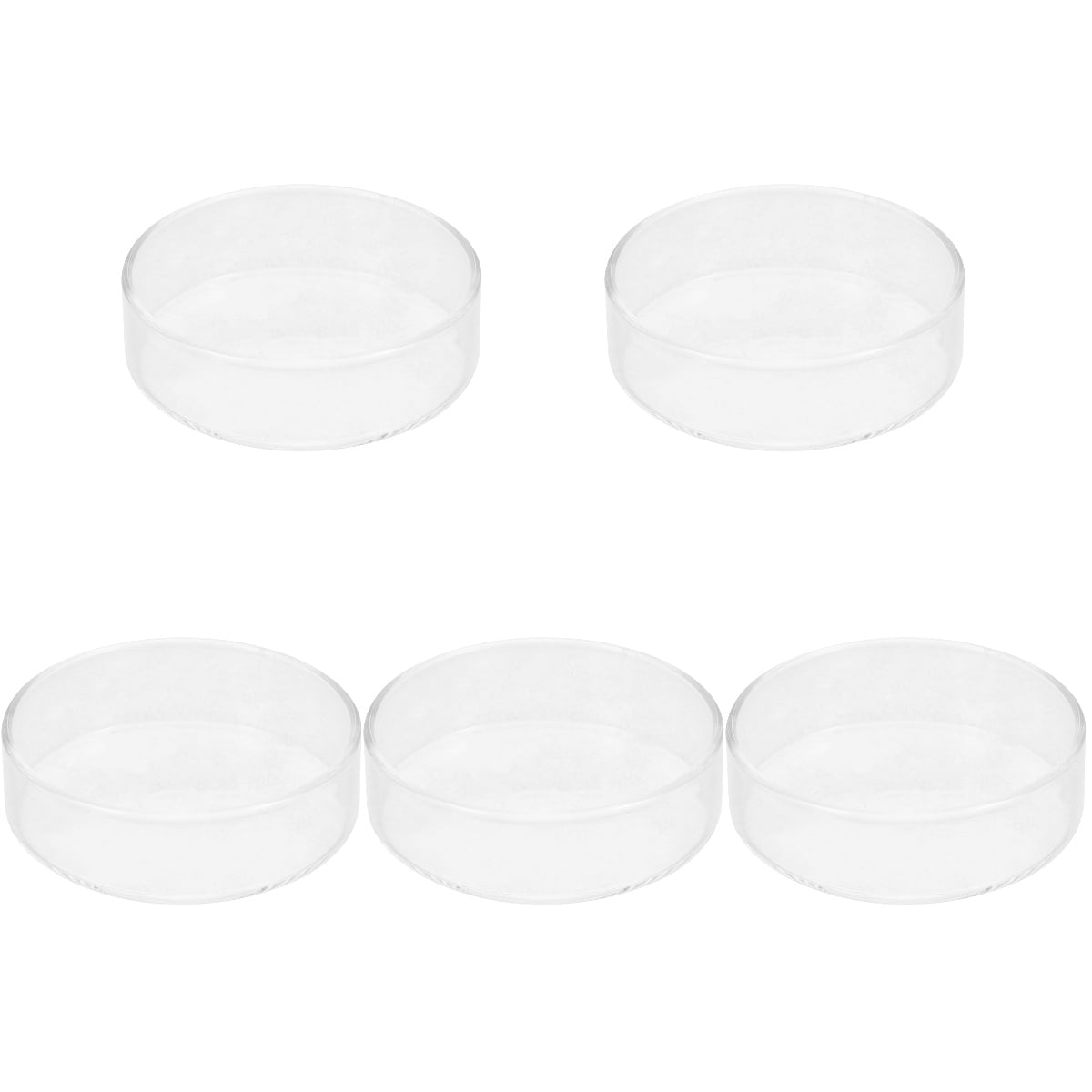 TINKSKY 5pcs Glass Teapot Lid Delicate Tea Pot Cover Tea Kettle Glass