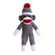 thumbnail image 1 of Plushland Adorable calcetín mono, el original tradicional tejido a mano, juguete de peluche, regalo para niños, bebés, adolescentes, niñas y niños, muñeca de bebé, marioneta (16.0 in), color marrón, 1 of 1
