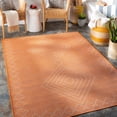 thumbnail image 5 of Hauteloom Clackwell Living Room, Bedroom Patio Outdoor Area Rug - Bohemian, Transitional - Burnt Orange - 5'1" x 7', 5 of 10