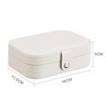 thumbnail image 4 of Caja De Joyero Caja De Joyería Estuche portátil de almacenamiento, medallón de exhibición de viaje multifuncional para mujeres, niñas y hombres, 4 of 5