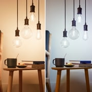 Philips Wi-Fi Connected LED 60-Watt ST19 Filament Tubular Light Bulb, Clear Tunable White, Non-Dimmable, E26 Base (1-Pack)