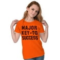 thumbnail image 4 of Major Key Success Motivational Womens Fitted Plus Size Graphic Tee Brisco Brands 2X, 4 of 5