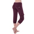 thumbnail image 2 of Capreze Womens Capris Sweatpant Joggers Cargo Crop Workout Pants Plus Size Elastic Waist Yoga Activewear Bottoms Pocket, 2 of 4