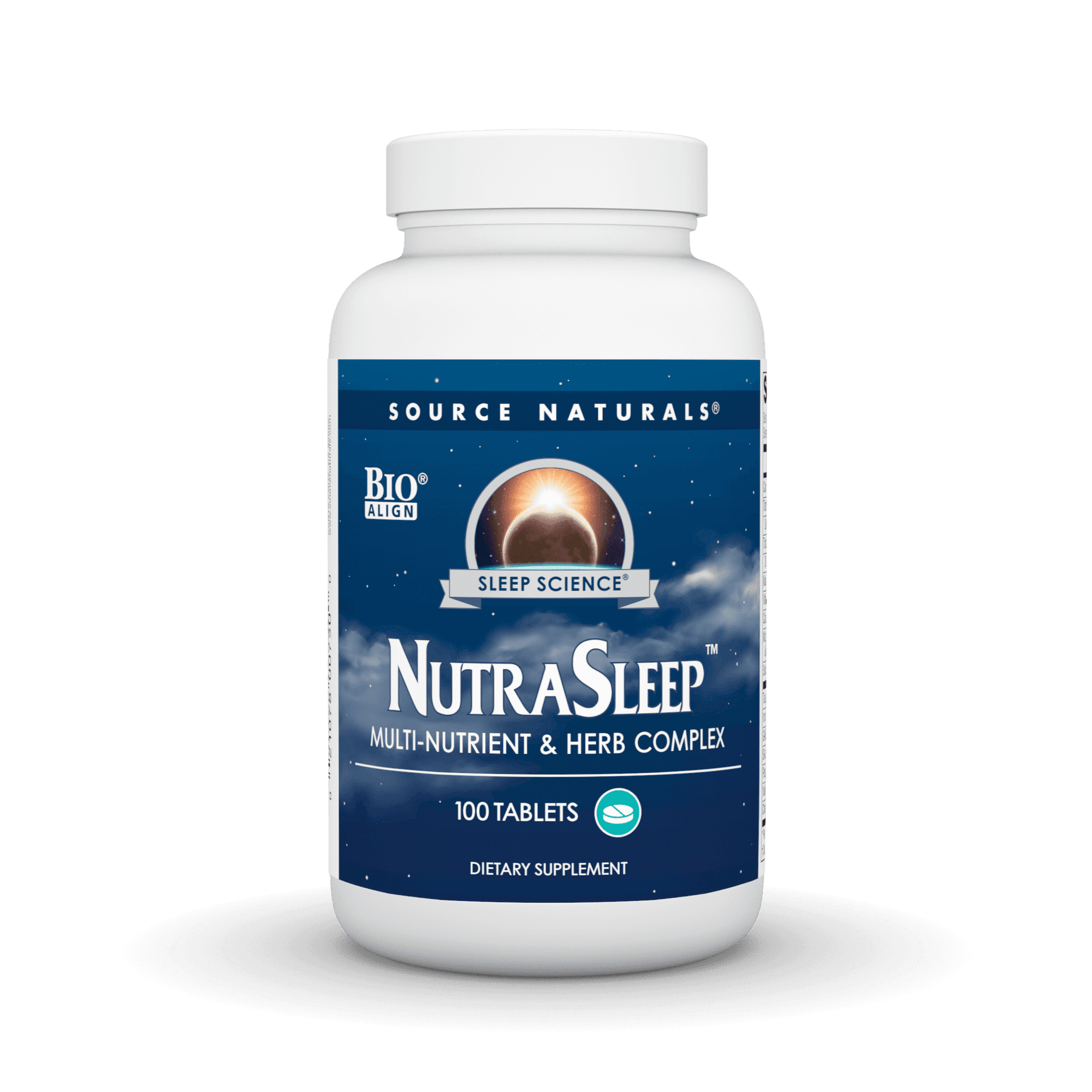 Source Naturals NutraSleep, Gentle Sleep Support without Melatonin* - 100 Tablets