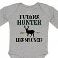 thumbnail image 4 of Inktastic Hunting Future Hunter Like Uncle Boys or Girls Long Sleeve Baby Bodysuit, 4 of 5