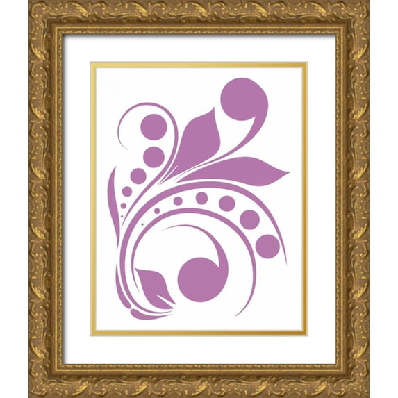 Robinson, Tamara 20x24 Gold Ornate Wood Framed with Double Matting Museum Art Print Titled - Swirl I