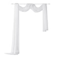 thumbnail image 1 of Wedding Arch Chiffon Drapes Photography Background Decorations 197 x 59 Inches  Background Curtain Ladder Tie  Valance, 1 of 9