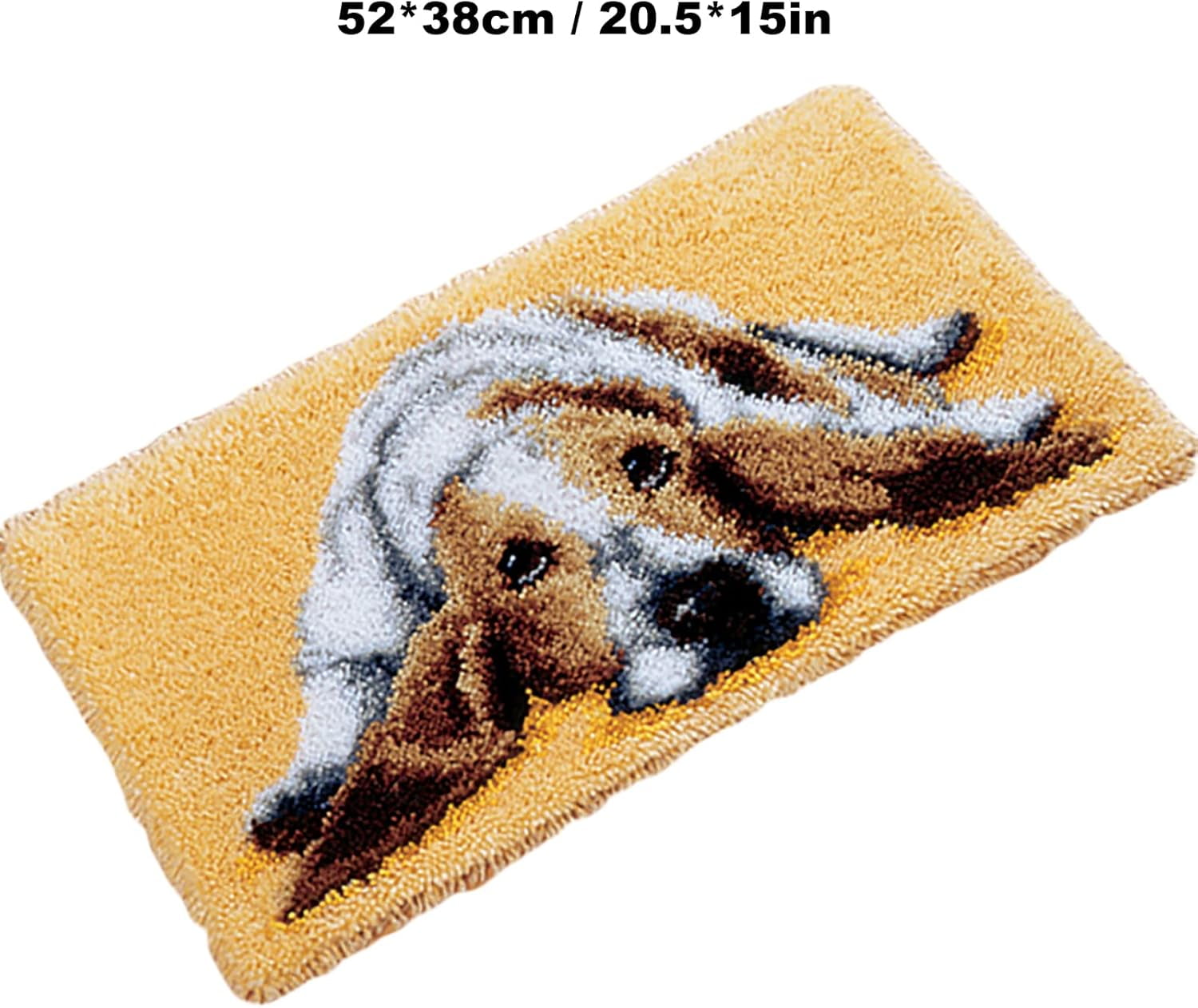 Latch Hook Rug Kits for Adults ,rug making kit for adults,Latch Hook Rug Kit for Adults Crocheting Carpet Rug Yarn Sofa Cushion Mat Tapestry DIY Carpet Arts Crafts 50×38cm/20*15in
