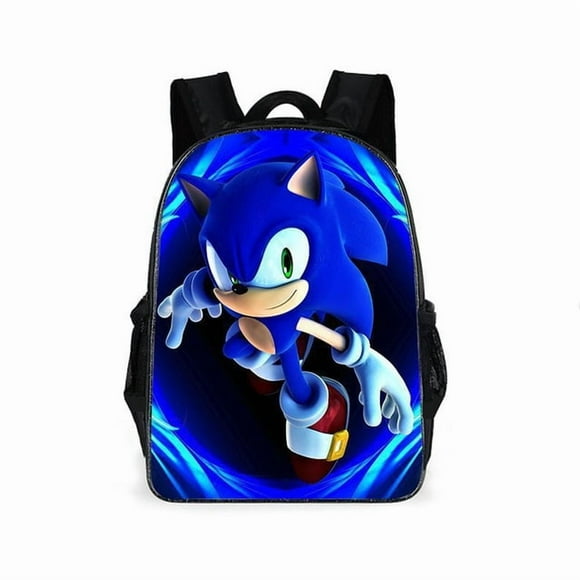 AFeng Nouveaux Sacs d'École Primaire et Secondaire Dessin Animé Animation Sonic Sonic Sacs à Dos pour Enfants Sac d'École Dessin Animé Anime Mochila