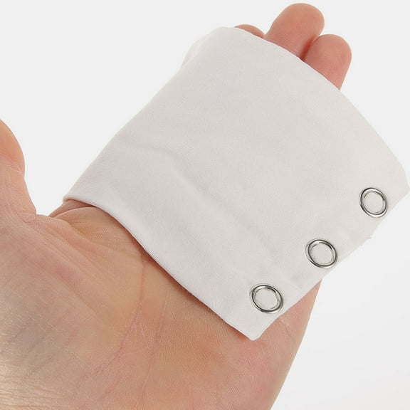 Beaupretty 4Pcs White Bodysuit Extender Snap Buttons for Comfortable Jumpsuit Extension