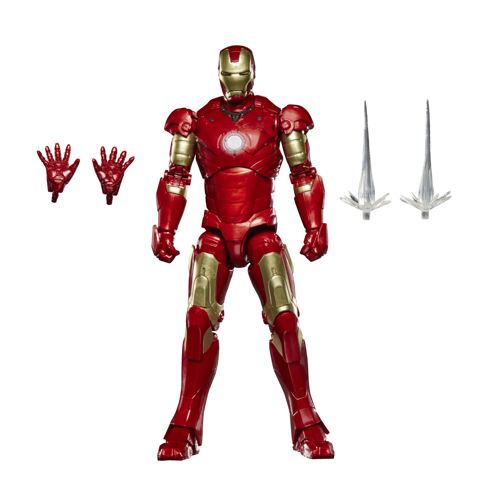 Marvel Legends Series Iron Man Mark III, 6" Action Figure, Birthday Gifts, Ages 4+