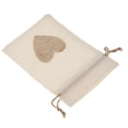 thumbnail image 6 of 10 Small Drawstring Gift Bags , Beige, 10x14.5cm, 6 of 10