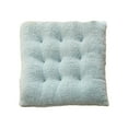 thumbnail image 2 of Yannianjz under $5 Floor Cushions for Adults, Cute Comfy Plush Pillows Seating for Meditation, Square Tufted Cushion, Living Room, Fireplace, Reading Nook, Aqua, 2 of 9