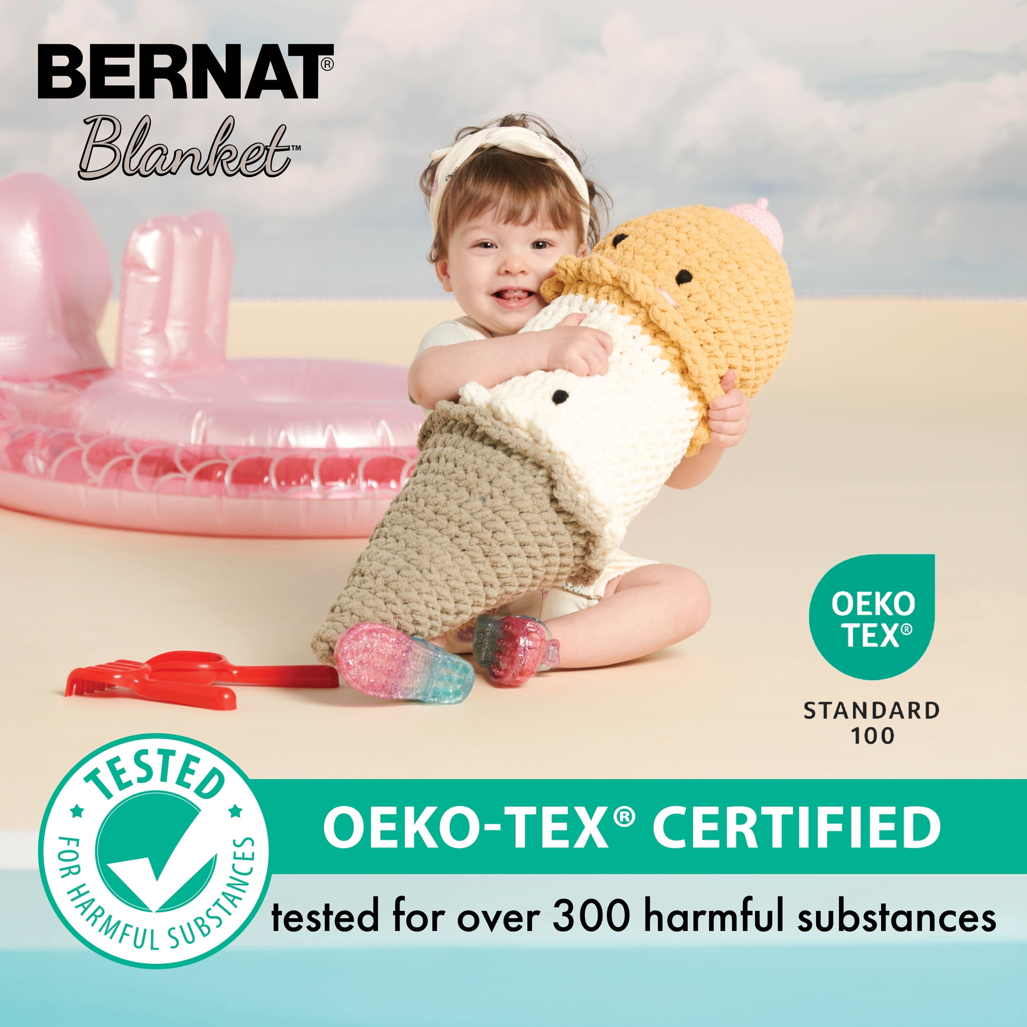 Bernat Couverture Sparkle Yarn, 10,5 oz (300), super volumineux, polyester