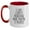 White/Red, variant on Funny Coffee Roasting Enthusiasts Gifts from Friends and Family for Graduation, Unique Two Tone Coffee Mug - I Like Coffee Roasting And Maybe 3 People, Coffee Roasting Lovers
