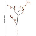thumbnail image 3 of Orange Berry Branch Artificial Bittersweet Floral Stem Bendable Fall Faux Flower Branch Indoor Harvest Table Vase Arrangement for Fall Home Decor, 3 of 7