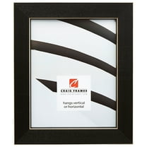 Craig Frames Shaker 276, 20x24 inch Picture Frame, Black Solid Wood