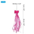 thumbnail image 2 of Uxcell Bike Streamers, Colorful Scooter Handlebar Tassels Grips Ribbon Accessories Decorations for Girls Pink, 2 of 6