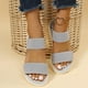 thumbnail image 5 of Sandalias y pantuflas para mujer informales de nuevo estilo con parte inferior plana para exterior Wmkox8yii  nm7515, 5 of 9