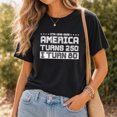 thumbnail image 4 of Jollimate America Turns 250 I Turn 80 Shirt, 1946 Patriotic 80th Birthday Gift Tee, 4 of 5