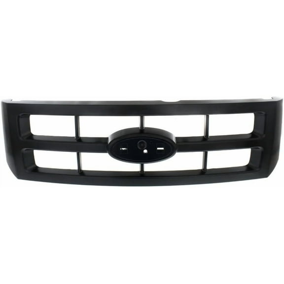 JIJIGUA Grille Assembly Front Side or Gray with Emblem Provision Plastic Horizontal Billet Paintable for Ford for Escape 2008-2012 1pc Painted FO1200487 104-02003A