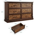 thumbnail image 3 of Accreate 6 Drawer Dresser for Bedroom Storage Dressers Organizer for Living Room/Nursery, 3 of 7