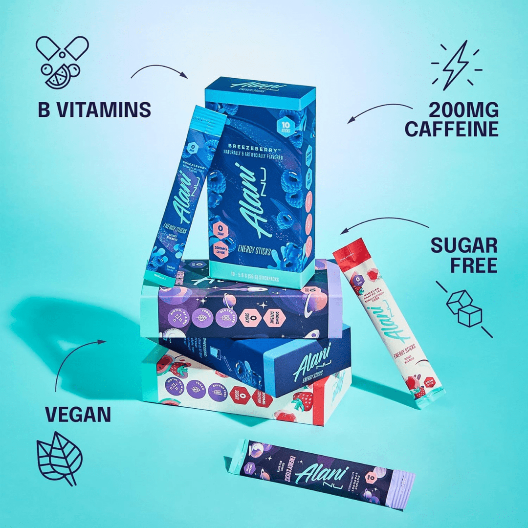 Alani on The go Energy Powder Sticks | Variety Pack | 7 Flavors (14 Pack) Bundled by Mix It Up