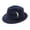 Navy, variant on Voska Men's Classic Wool Felt Fedora Hat Feather European Oktoberfest Jazz Dress Hat Navy