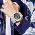 thumbnail image 6 of SMAEL Round Men Tactical Digital Watch 5ATM Waterproof TPU Strap Digital Sports Watch, 6 of 6