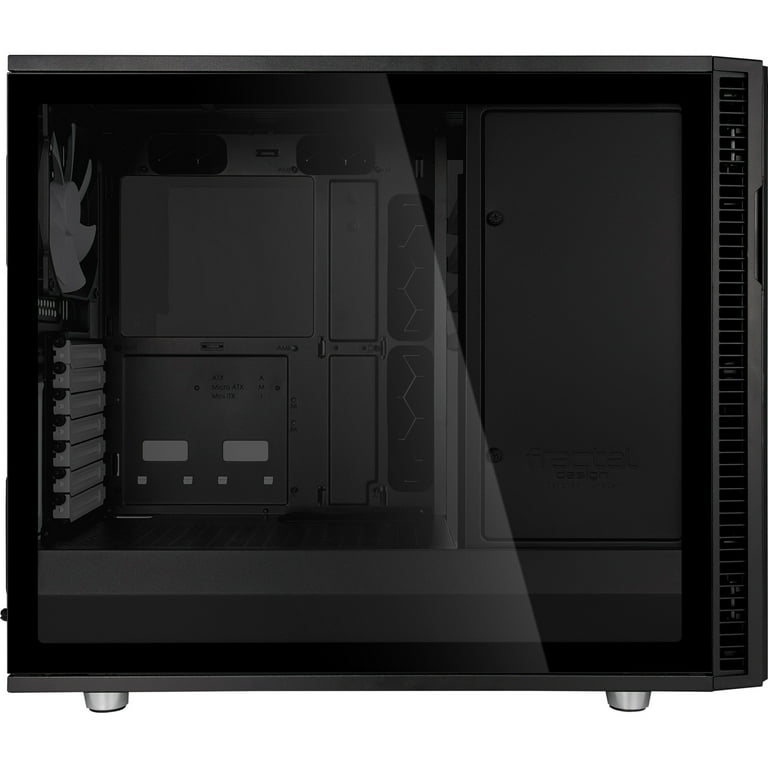Fractal Design Define R6 Tempered Glass Side Panel Dark - Walmart.com