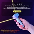 thumbnail image 5 of The upgraded glow-in-the-dark elastic rope stress-relief toy (with 3 extra ropes) features a built-in dual ultraviolet light source, making it a fun rope launcher gift for adults and children, 5 of 9