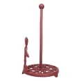 thumbnail image 5 of Cast Iron Tropical Birds of Paradise Pink Flamingo Kitchen Paper Towel Holder, 5 of 9