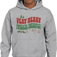 thumbnail image 2 of Very Merry Physical Therapist Hoodie Sweatshirt Unisex Medium Grey, 2 of 5