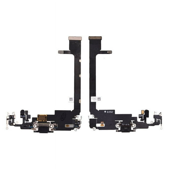 GSA Charging Port with Flex Cable for iPhone 11 Pro Max (6.5") (Hi Qu) Black