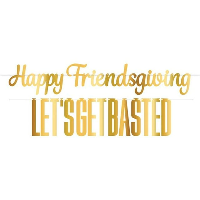 Beistle 90559 Ensemble de Streamers Friendsgiving 7 Po x 4 Pi, 17 Pcs