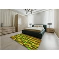thumbnail image 4 of Ahgly Company Indoor Round Patterned Dark Bronze Brown Area Rugs, 4' Round, 4 of 6