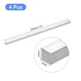 thumbnail image 2 of Unique Bargains Square Aluminum Flat Bar, 4 Pack 1/2' Thickness 1/2' Width 13' Length, 2 of 5