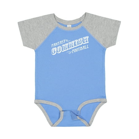 

Inktastic Fantasy Footbal Commish in White Text Gift Baby Boy or Baby Girl Bodysuit