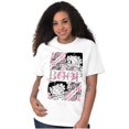 thumbnail image 3 of Sassy Betty Boop Paisley Kisses Women's Plus Size Graphic Tee Brisco Brands 2X, 3 of 6