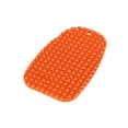thumbnail image 4 of Unique Bargains 2pcs Motorcycle Kickstand Pad Support Plate Pad Parking Stand Side Stand Extension Pad Enlarge Orange, 4 of 5
