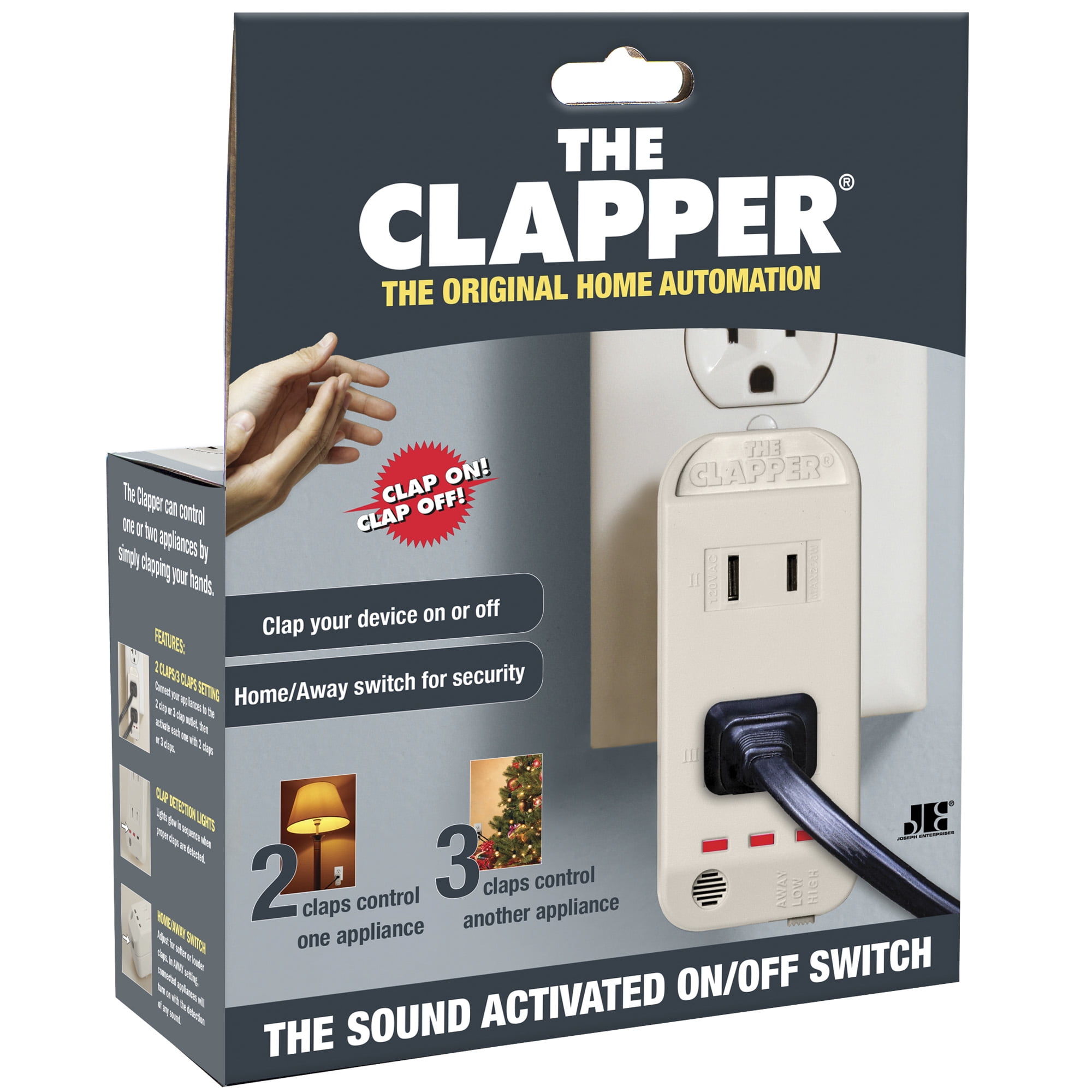 WDNM Clapper Sound Activated Switches,Clap on Clap Off Lights Sound Activated Switches Control Hand M