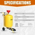 thumbnail image 2 of HPDMC 10 Gal Sandblaster - 80L Portable Abrasive Blaster - Heavy Duty - with Ceramic Nozzle, 2.5m Hose & Wheels, 2 of 8
