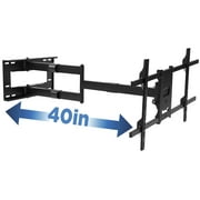 Mount-It! Full Motion TV Mount | Fits 40"-80" TVs | Long Arm with 40 Inch Extension