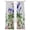 Purple Blue, variant on Spring Easter Sheer Curtains 108 Inch Length 2 Panels Set Window Treatments, Purple Floral Summer Botanical Vintage Rod Pocket Semi Curtains for Living Room/Bedroom/Kitchen Décor, 104"W x 108"L