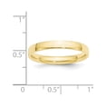 thumbnail image 2 of Auriga Fine Jewelry 10K Yellow Gold 3mm Lightweight Comfort Fit Wedding Band for Women Size- 5, 2 of 5