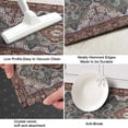 thumbnail image 4 of Boho Moroccan Kitchen Rug and Sets Set of 2 Non Skid Washable mat for Kitchen mats for Floor Farmhouse Black Bohemian Kitchen Decor (palace-1, One Size), 4 of 7