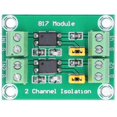thumbnail image 1 of 817 Optocoupler Anti Jamming Lightweight Portable 2 Channel Optocoupler Isolation Board, 1 of 5