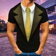 thumbnail image 2 of Wdgfv Tuxedo T-Shirt | Classic Party Humor Vintage Funny Tux Tee Joke Concert Festival Shirt for Men Women, 2 of 6