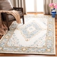 thumbnail image 2 of SAFAVIEH Micro-Loop Byron Geometric Striped Area Rug, Ivory/Blue, 2'3" x 4', 2 of 8