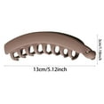 thumbnail image 3 of Elegant Black Curved Hair Clip With Teeth For Secure Hold And Versatile Styling For Everyday Wear And Pack of Hair Clips Thick Hair Clip Clips Hair Hair Volume Clip Big Hair Clip for Thick, 3 of 5